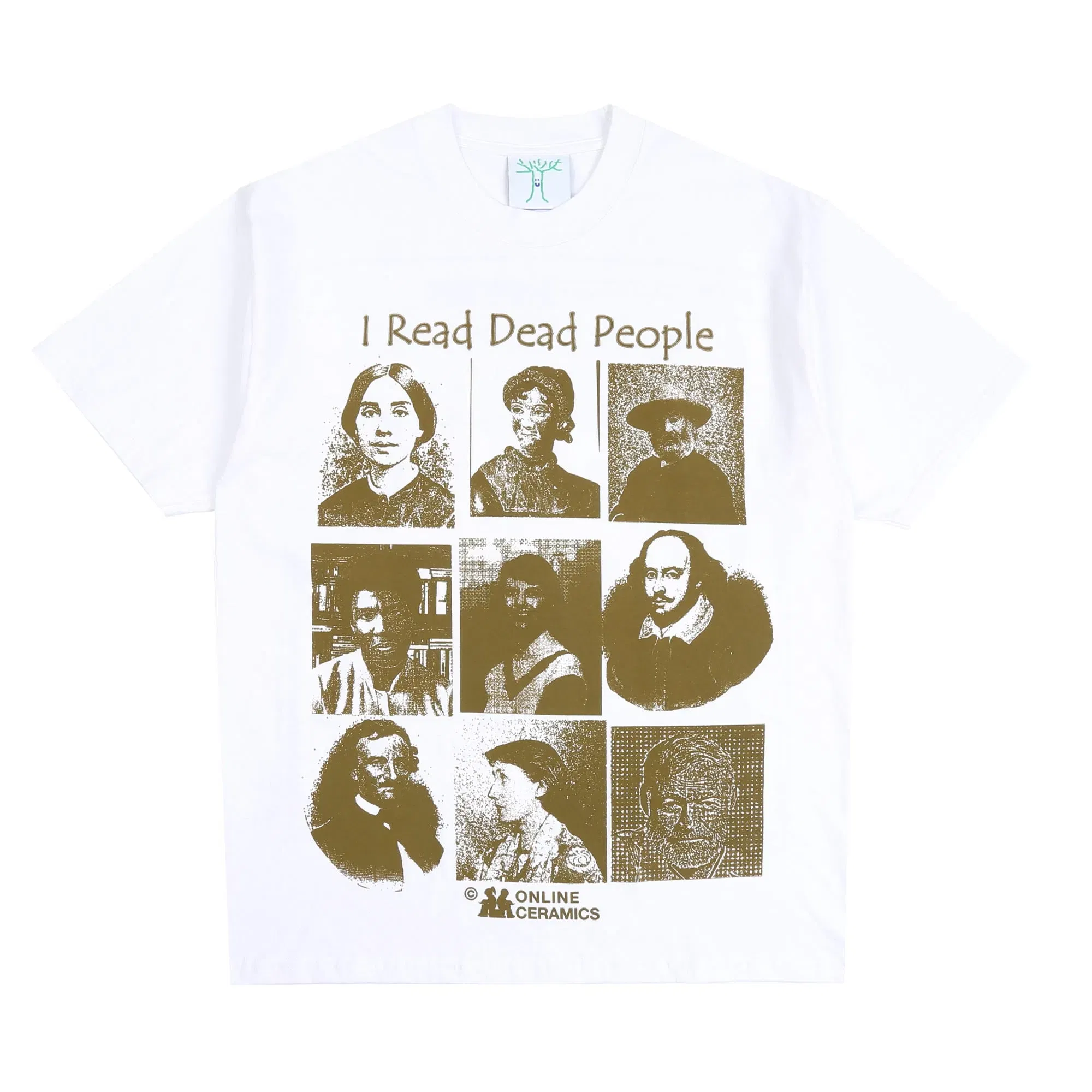 Online Ceramics I Read Dead People T-Shirt - White