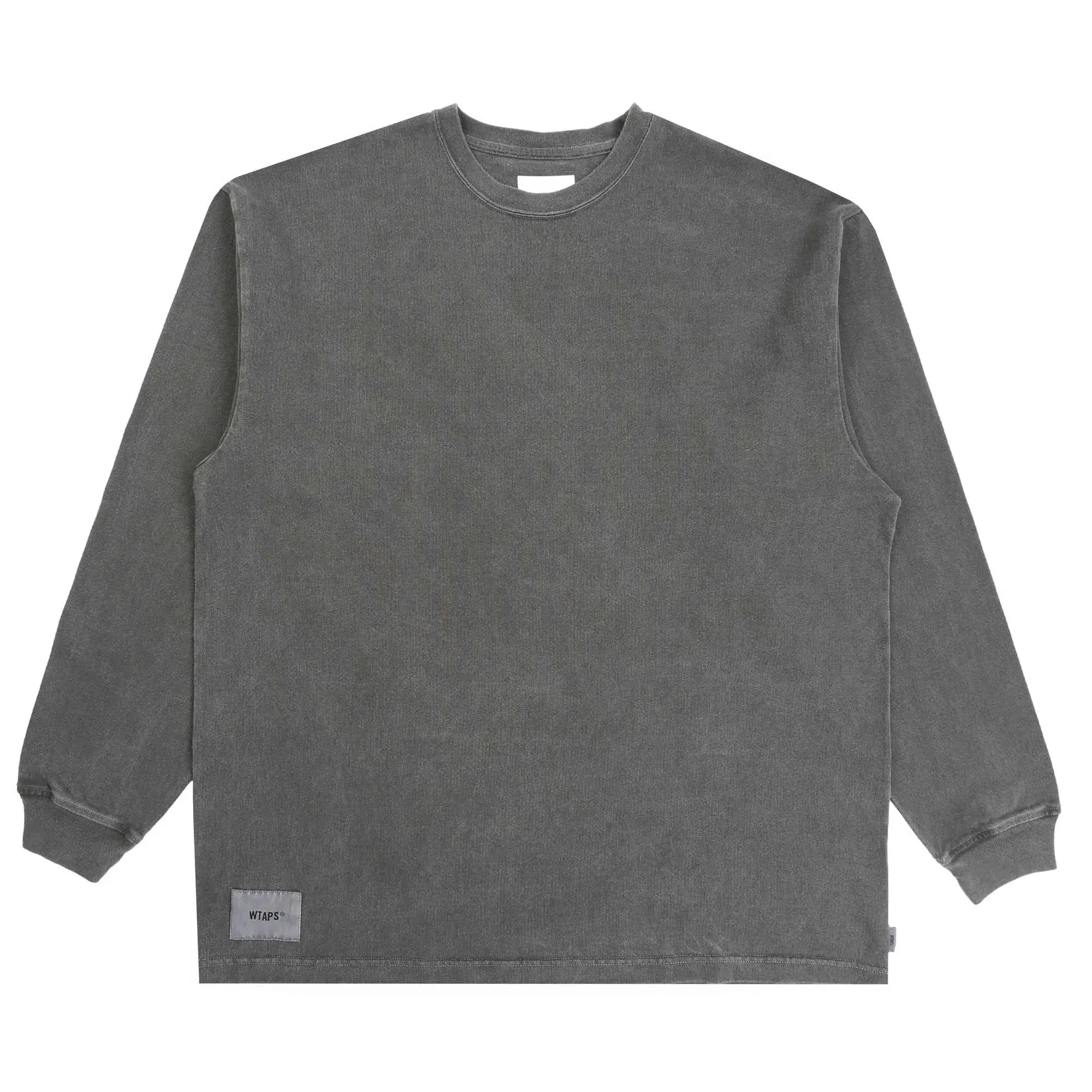 WTAPS Sign-OD LS Pullover - Charcoal