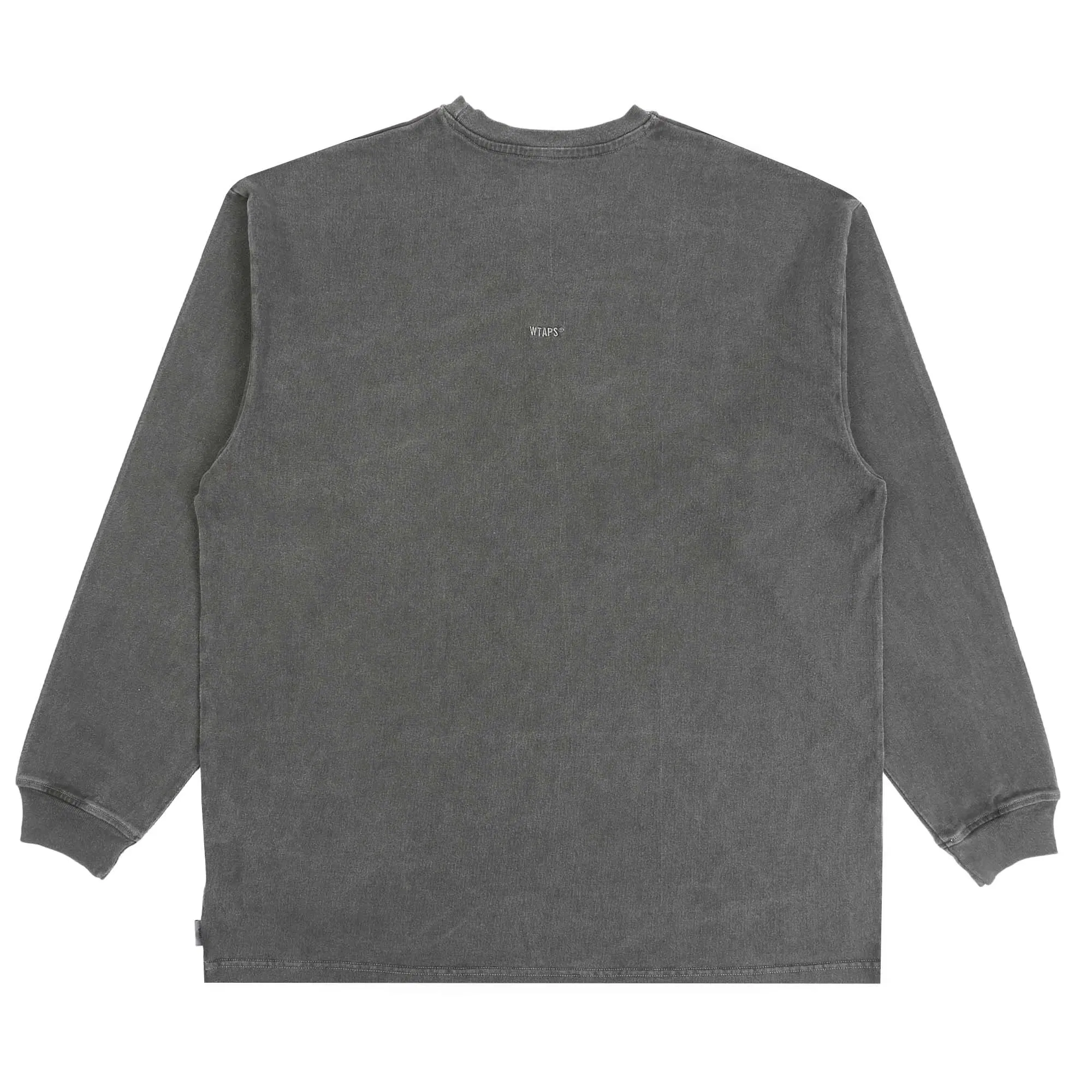 WTAPS Sign-OD LS Pullover - Charcoal