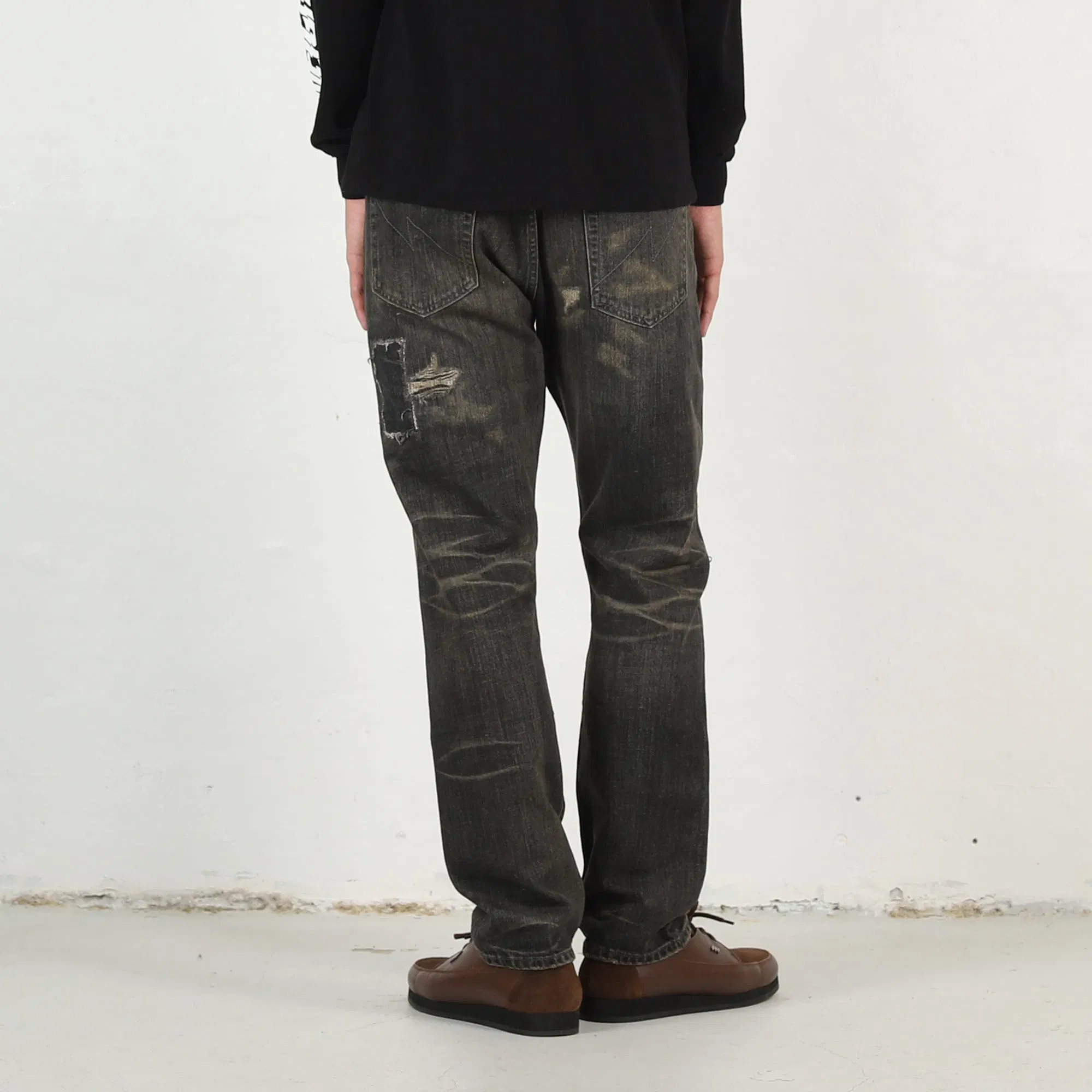 Neighborhood Savage Denim DP Mid Pants - Black