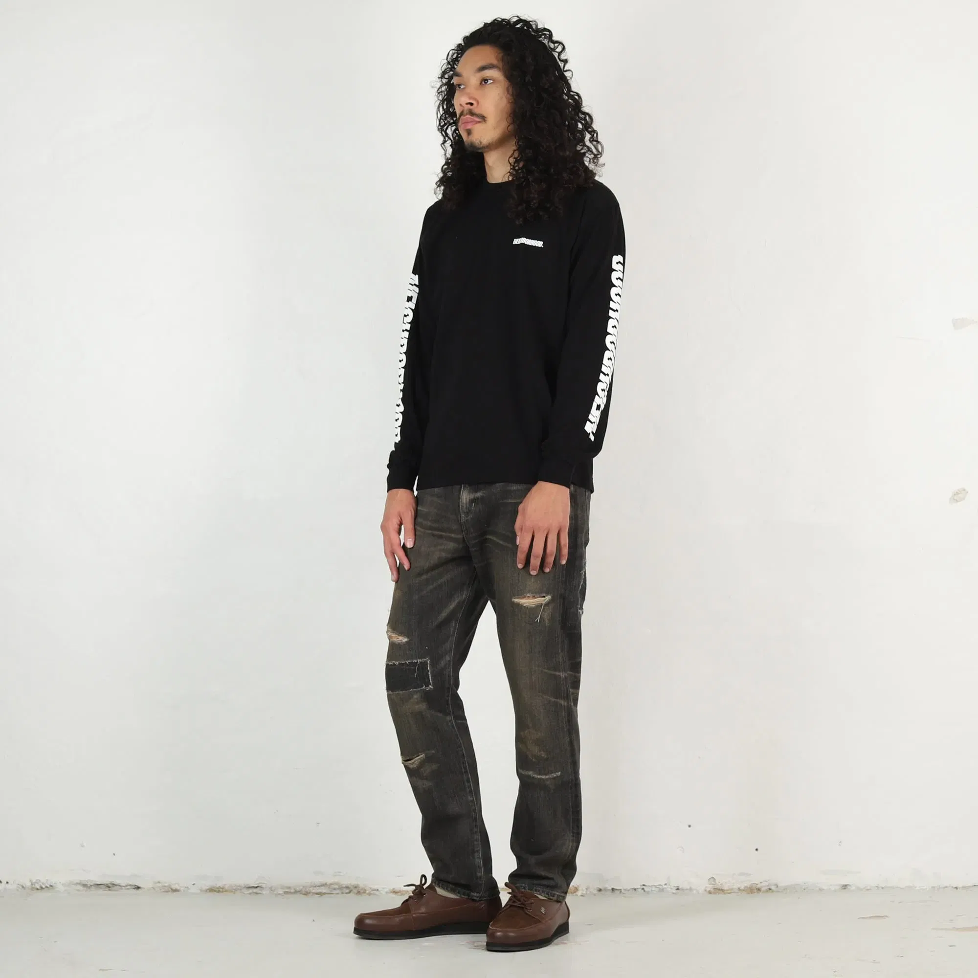 Neighborhood Savage Denim DP Mid Pants - Black