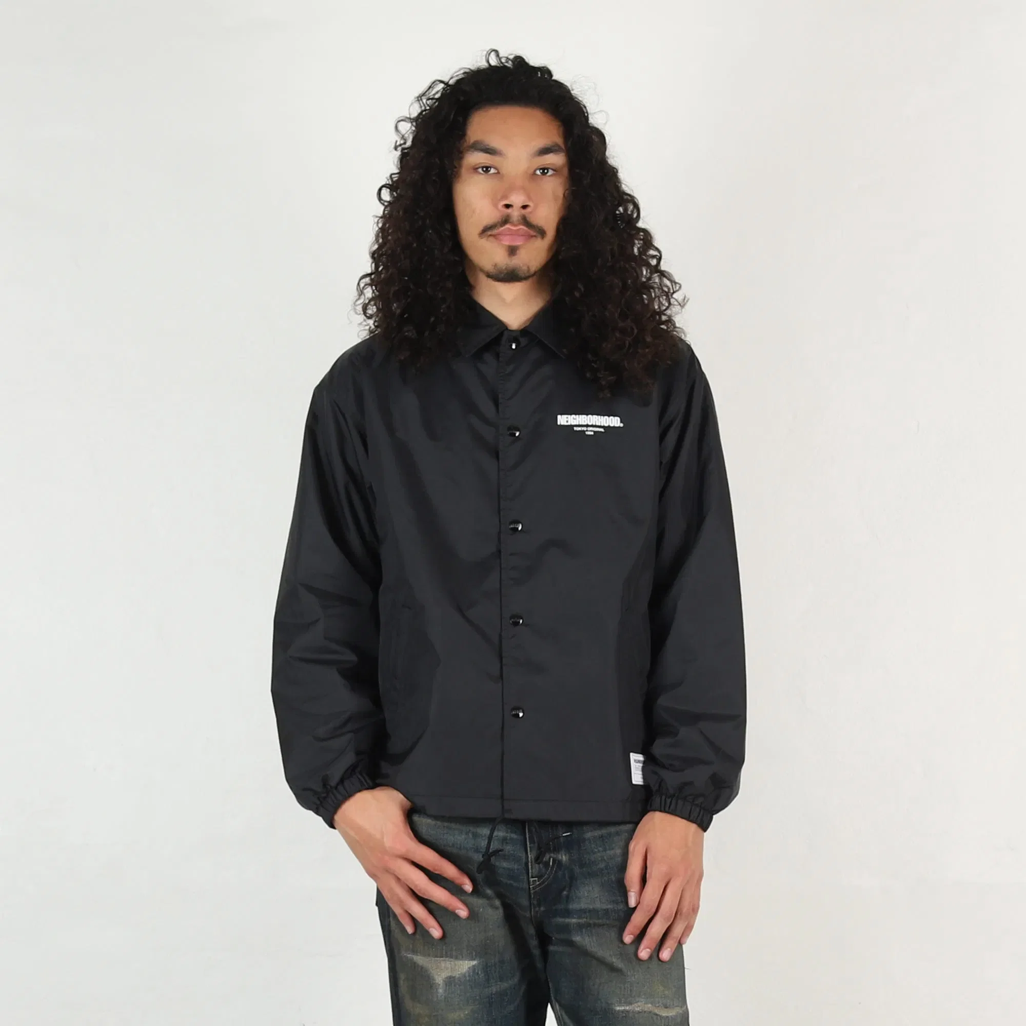 Neighborhood Windbreaker Jacket-1 - Black