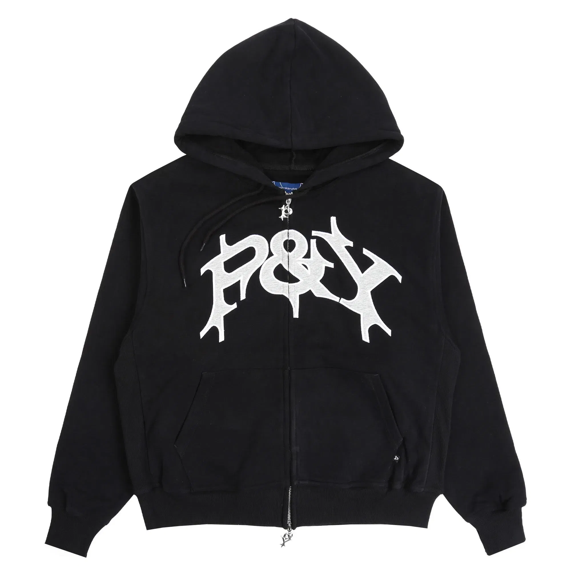 Punkandyo P&Y Zip Hoodie - Black