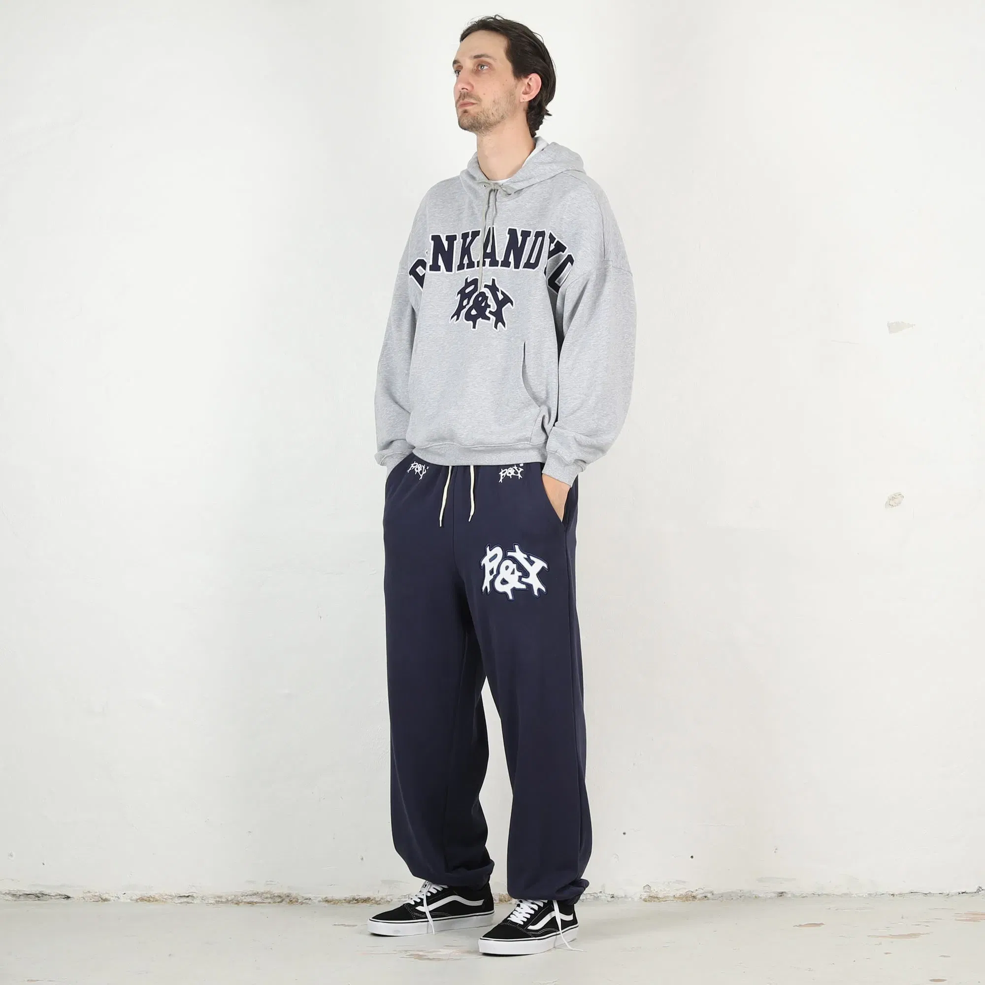 Punkandyo P&Y Yankee Hoodie - Grey