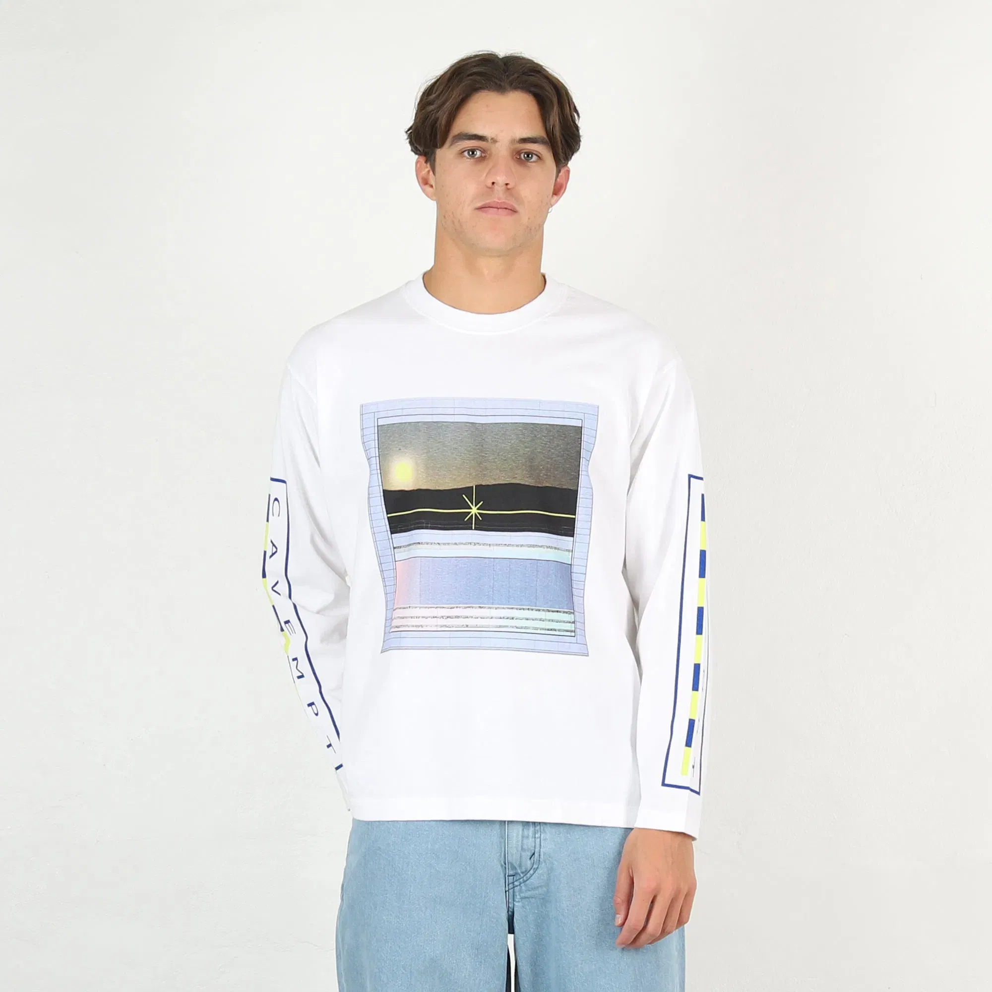 Cav Empt Sky 360 L/S T-Shirt - White