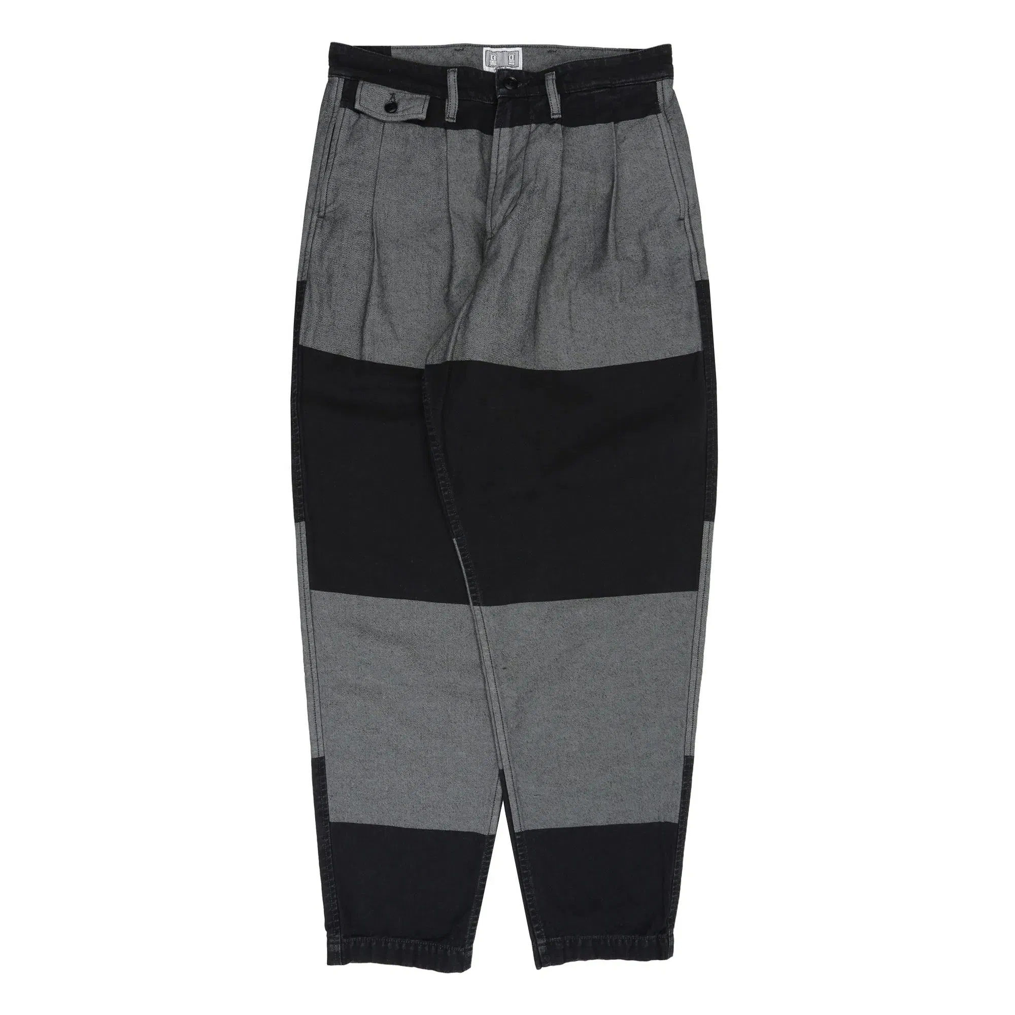 Cav Empt Overdye Stripe Two Tuck Pants - Grey