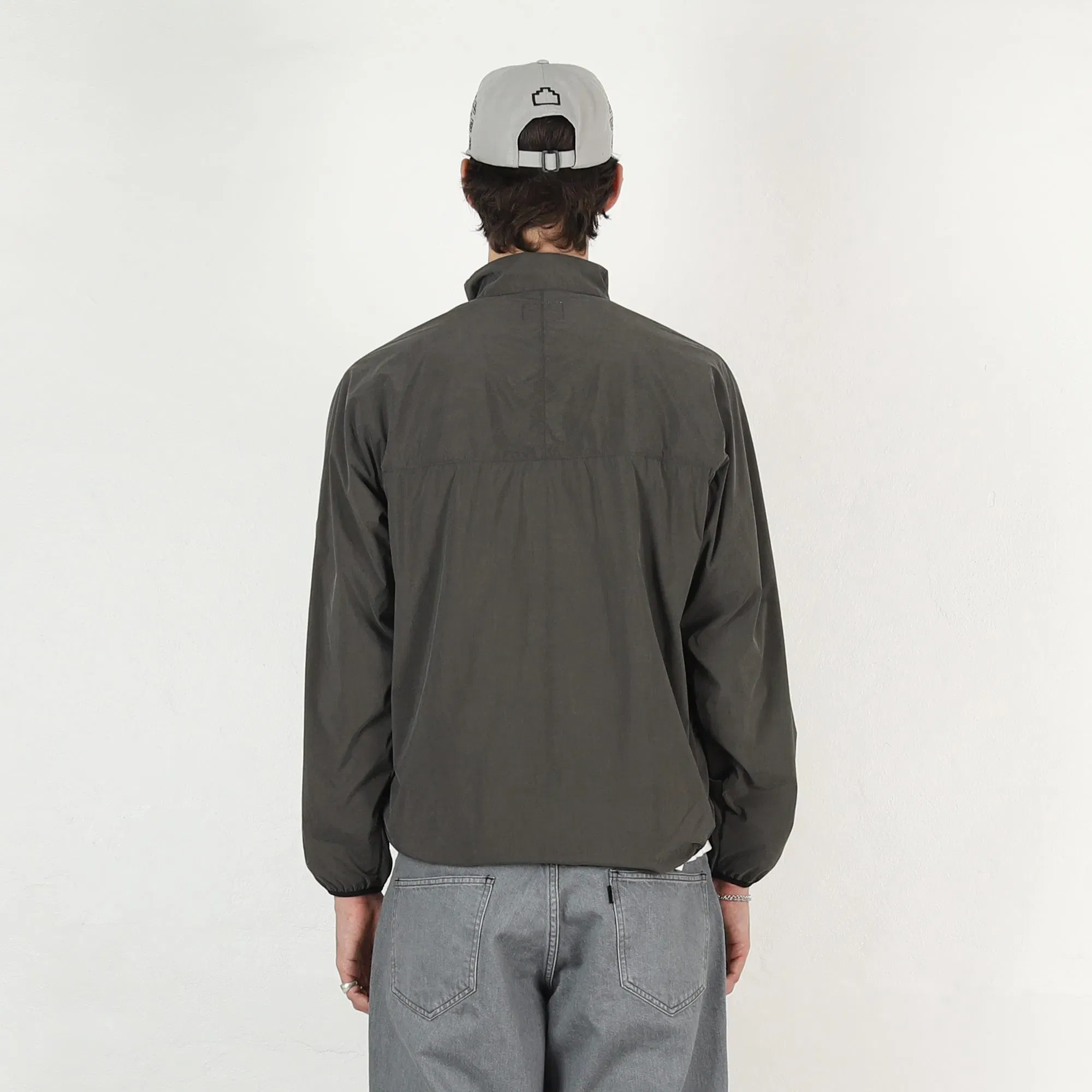 Cav Empt Light Ripstop Zip Jacket - Charcoal