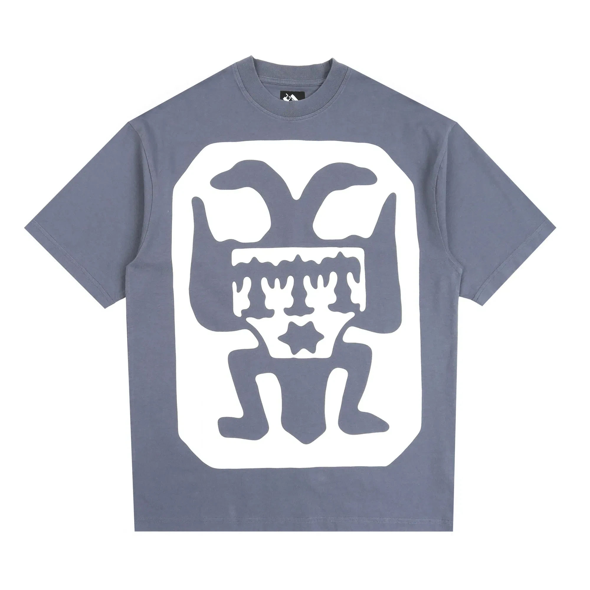 The Trilogy Tapes Two Headed Bird T-Shirt - Charcoal
