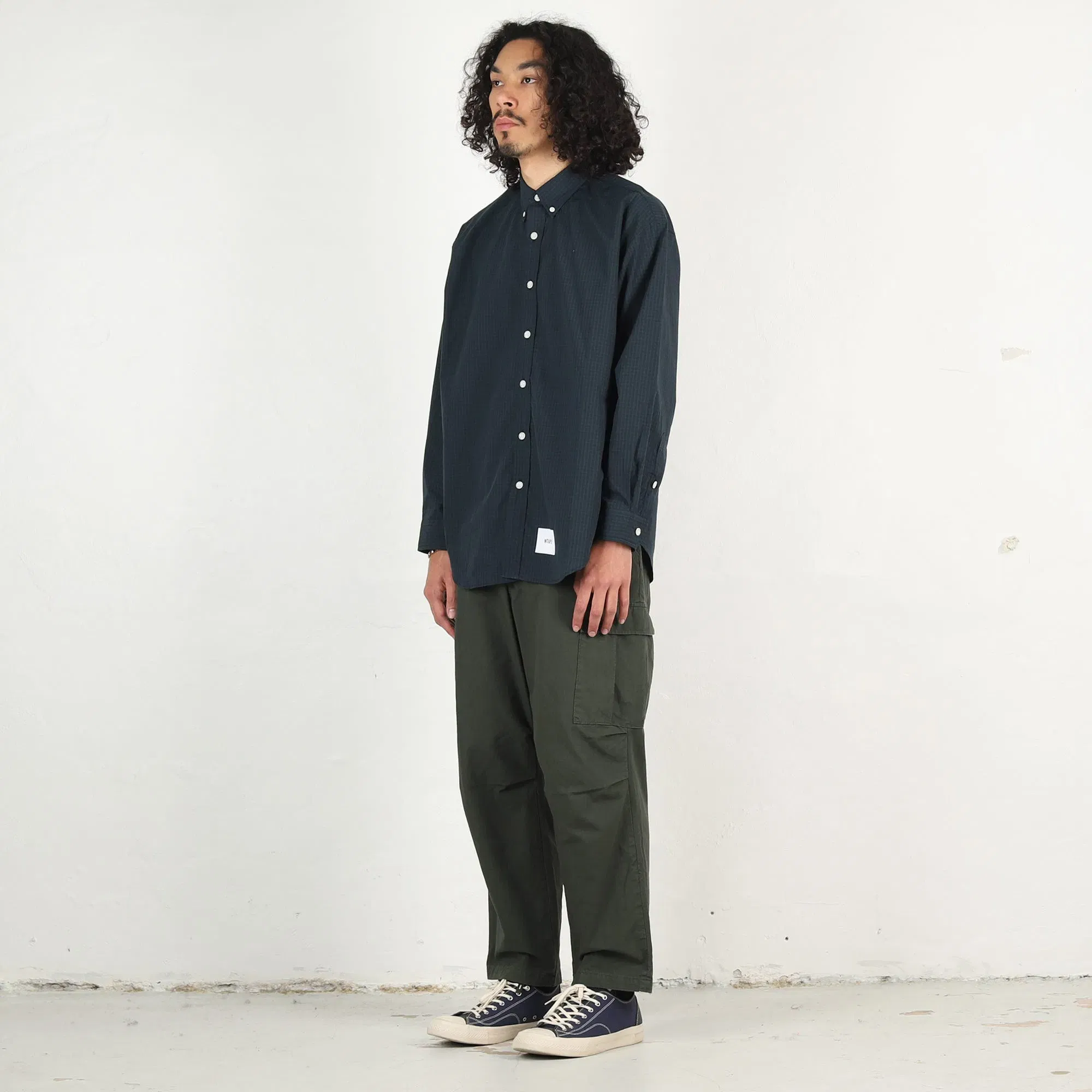WTAPS MILT9601 Cotton Ripstop Trousers - Olive