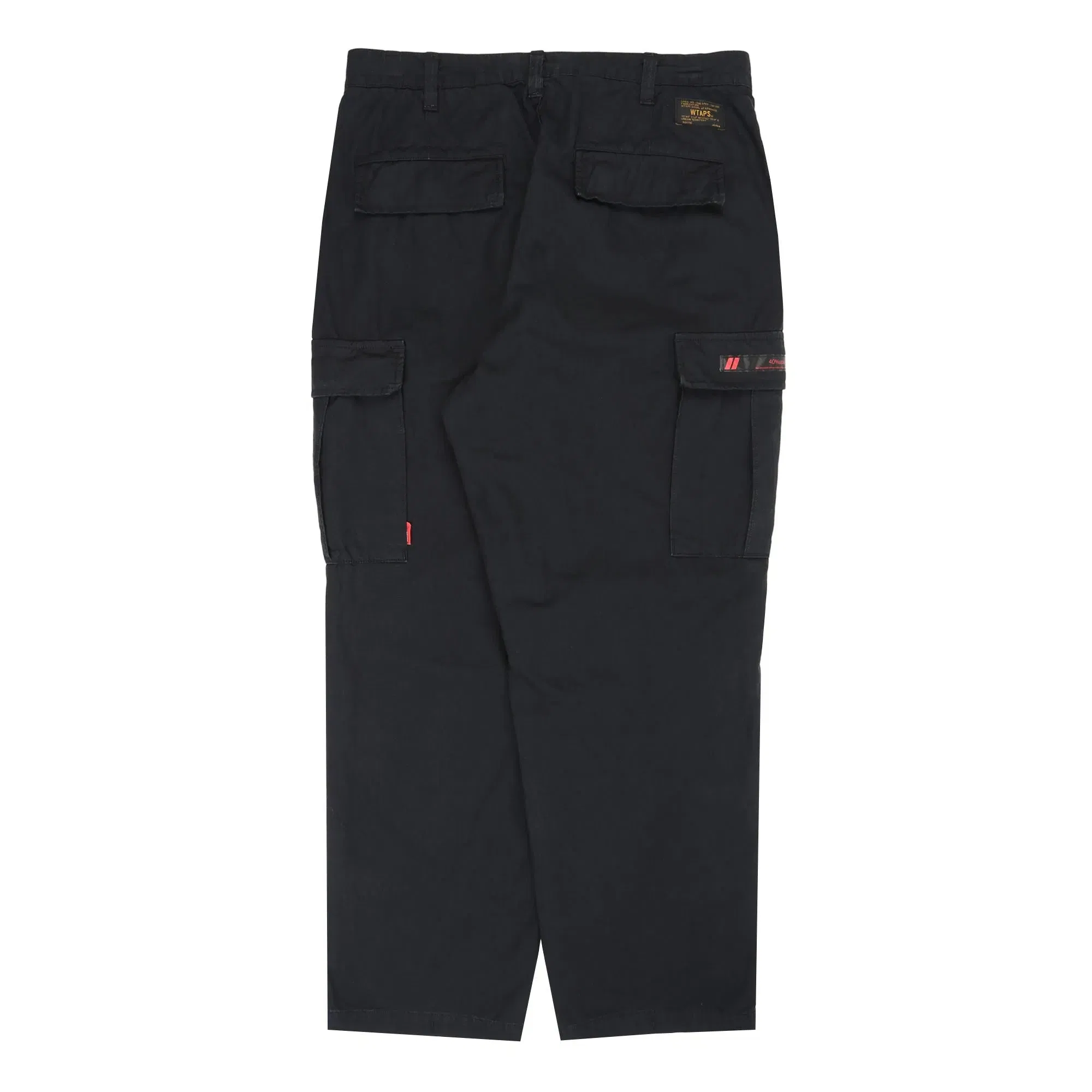 WTAPS MILT9601 Cotton Ripstop Trousers - Black