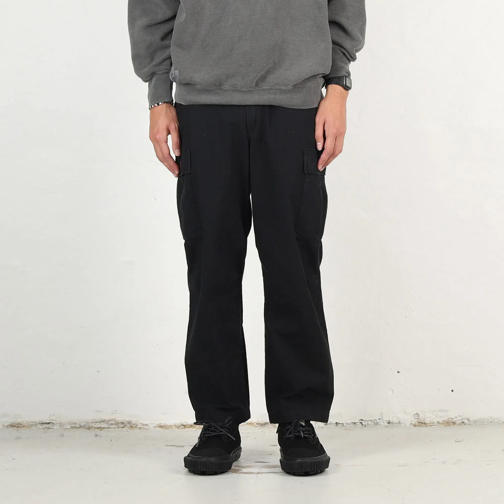 WTAPS MILT9601 Cotton Ripstop Trousers - Black