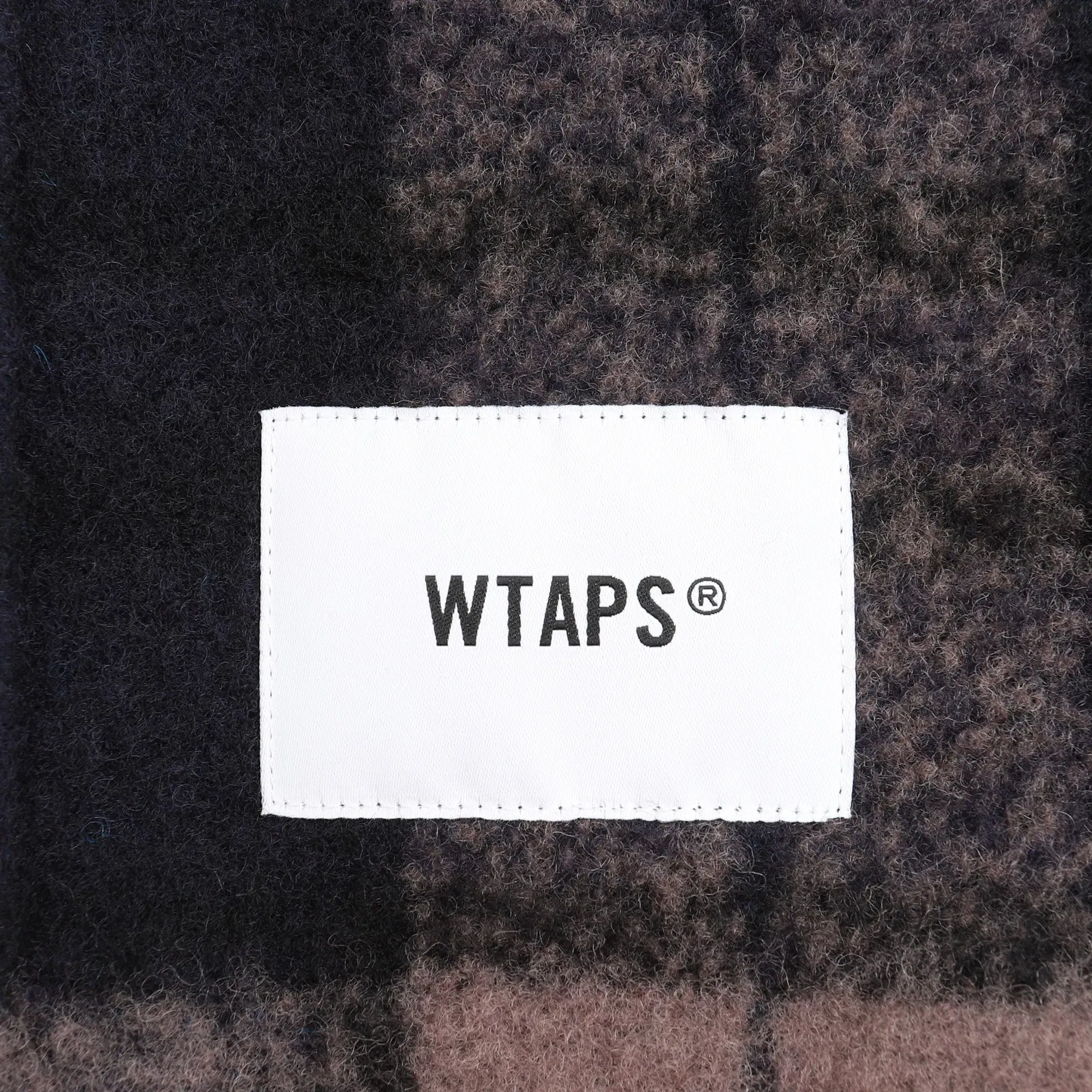 WTAPS TXT 02 LS Wony Tweed Shirt - Greige