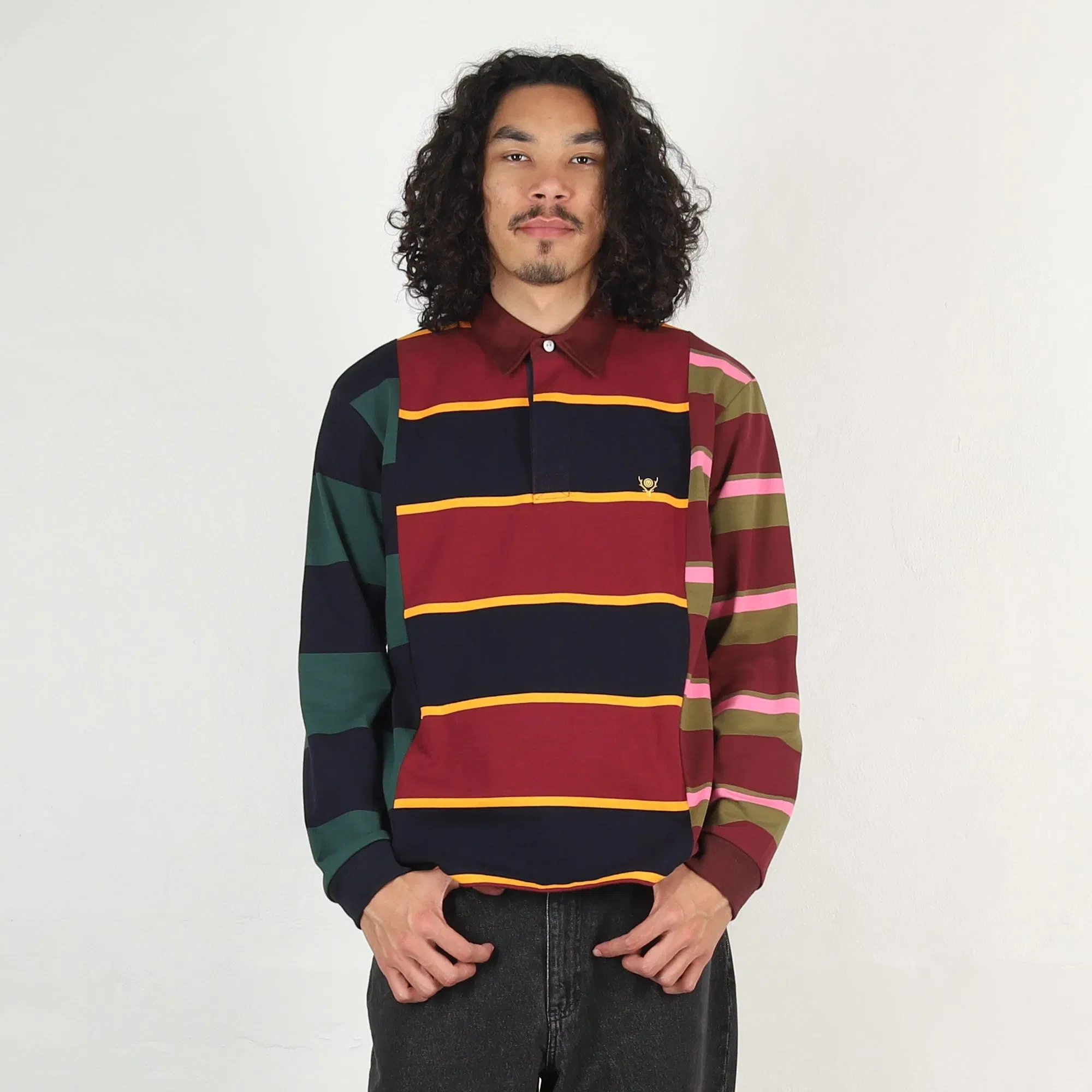 SOUTH2 WEST8 Rugger Shirt - Crazy Pattern