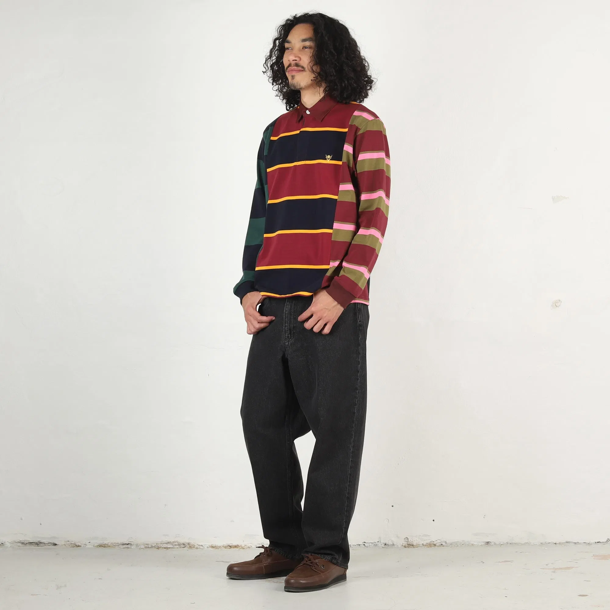 SOUTH2 WEST8 Rugger Shirt - Crazy Pattern