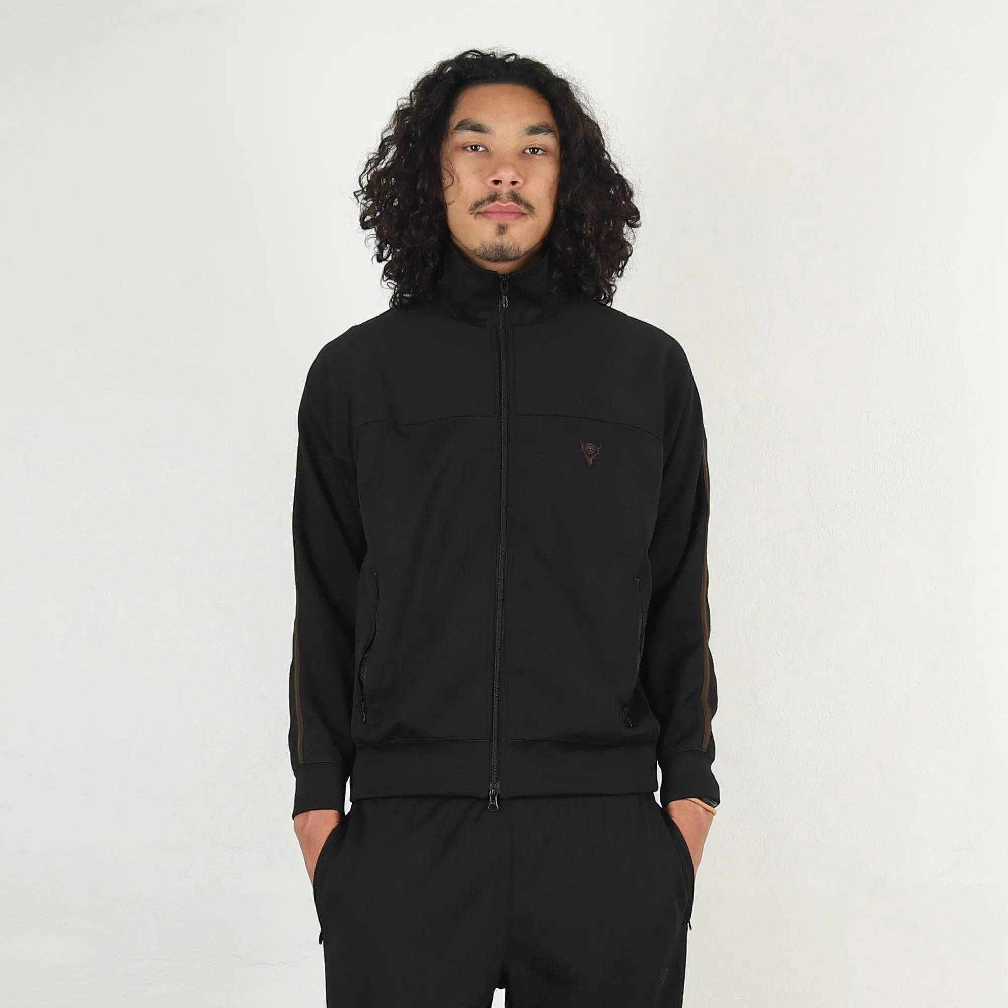 SOUTH2 WEST8 Trainer Jacket - Black