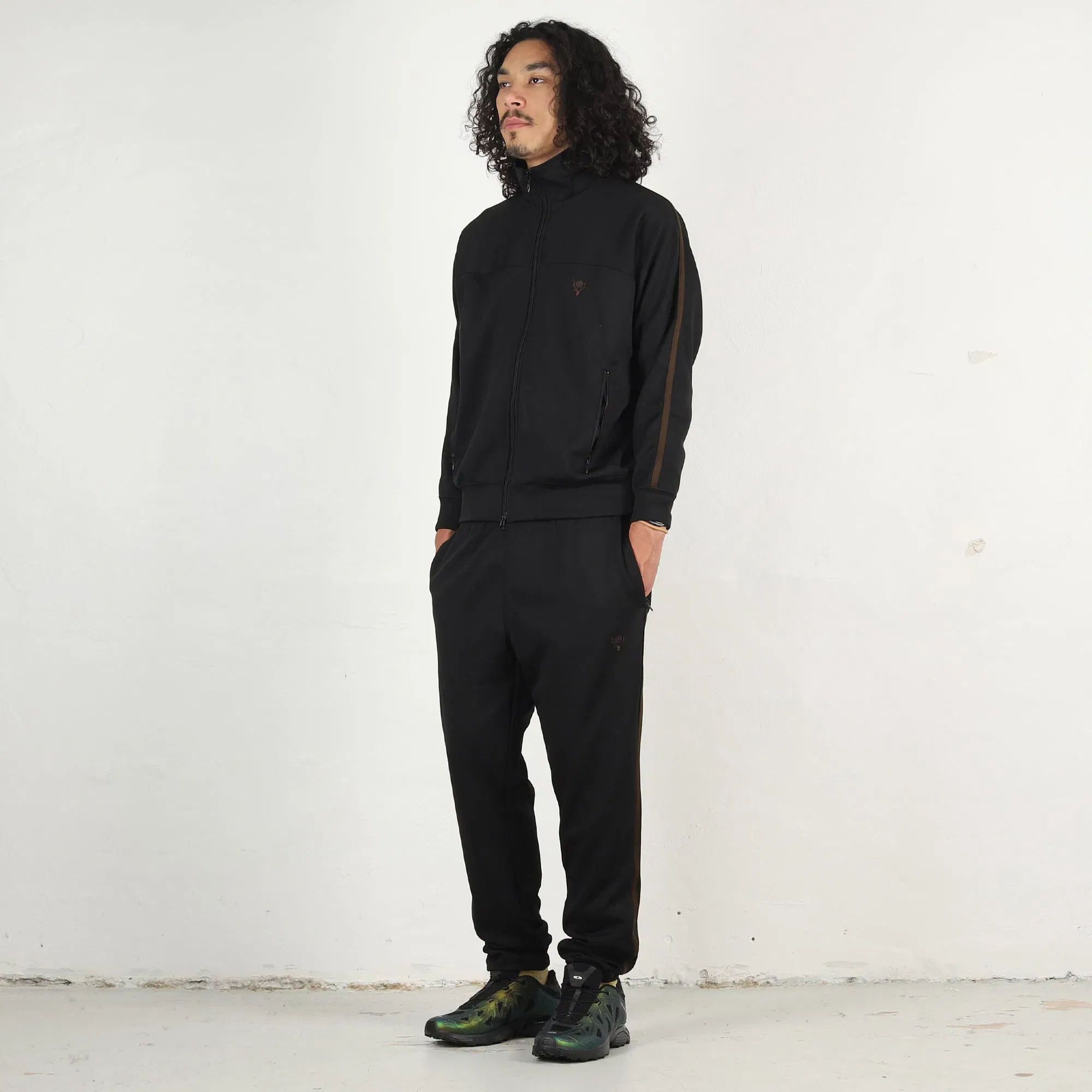 SOUTH2 WEST8 Trainer Jacket - Black