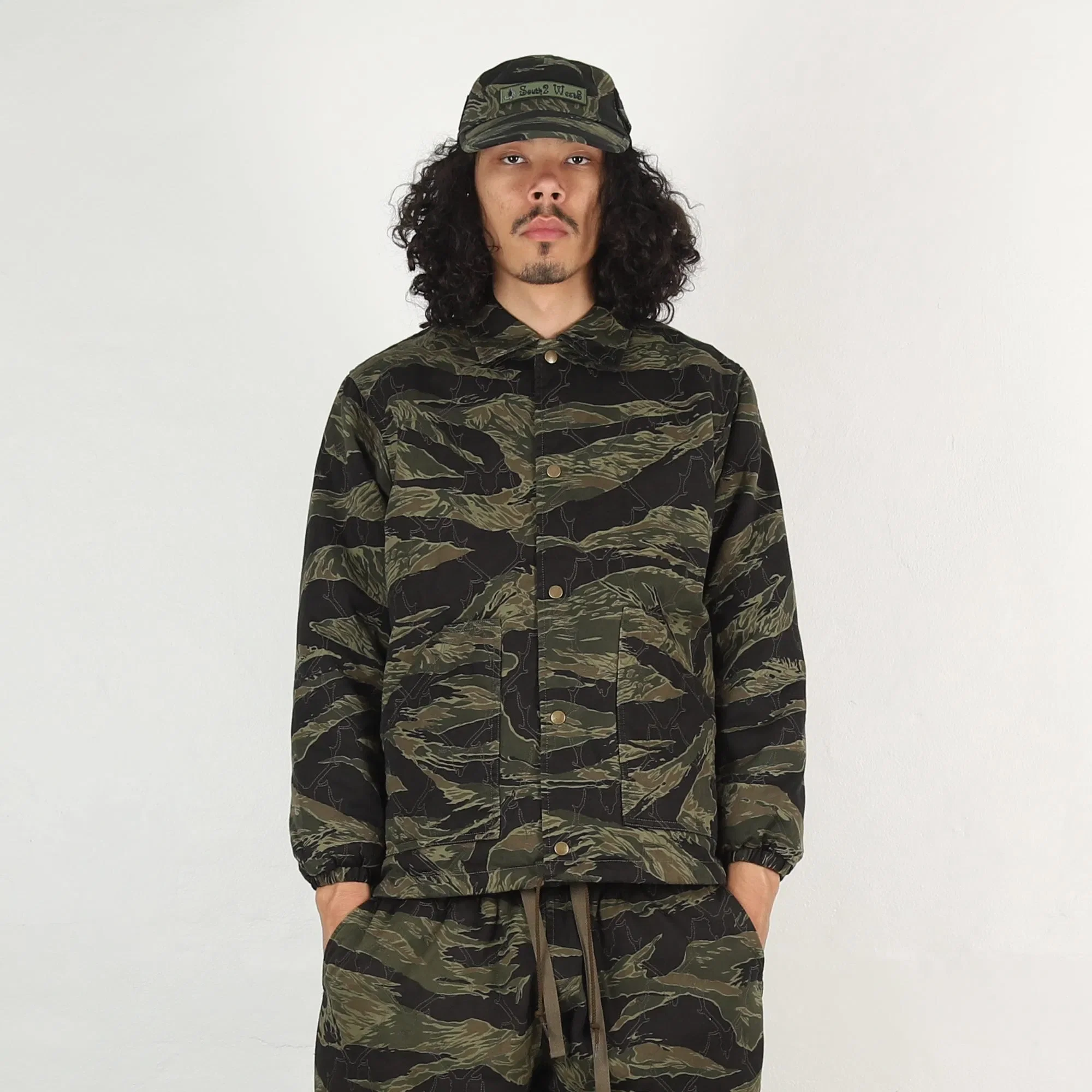 SOUTH2 WEST8 Coach Jacket - Camo