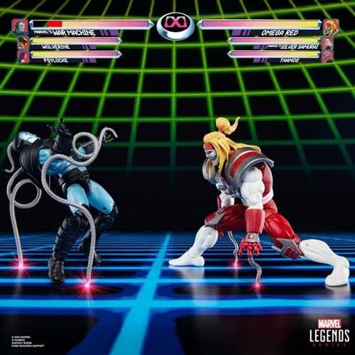 Hasbro Marvel Legends Series Gamerverse War Machine vs Omega Red 6-Inch Action Figures