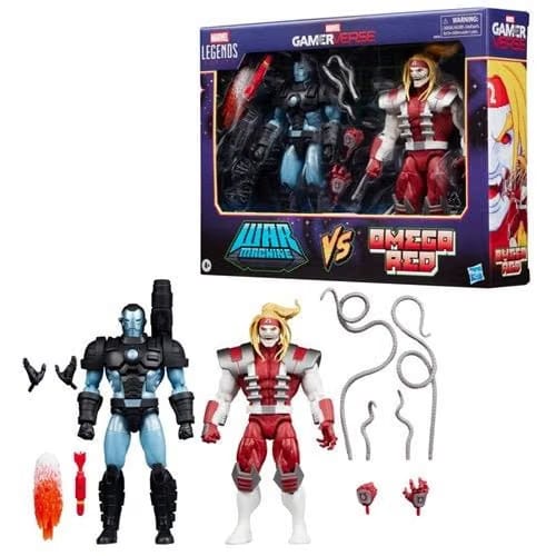 Hasbro Marvel Legends Series Gamerverse War Machine vs Omega Red 6-Inch Action Figures