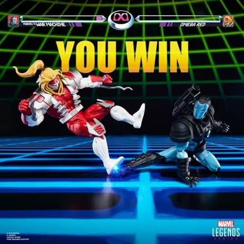 Hasbro Marvel Legends Series Gamerverse War Machine vs Omega Red 6-Inch Action Figures