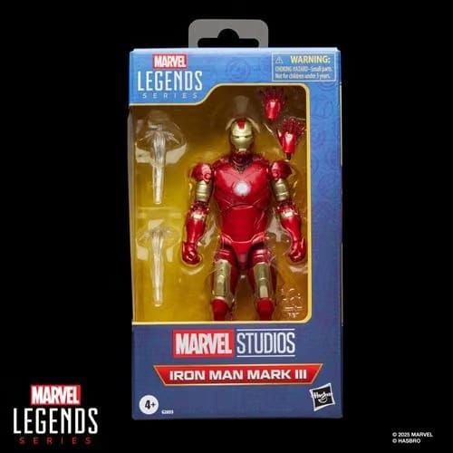 Hasbro Iron Man Marvel Legends A-List Iron Man Mark III 6-Inch Action Figure