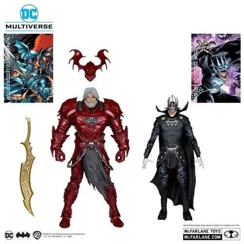 McFarlane Toys DC McFarlane Collector Edition Batman Who Laughs & Merciless 7-Inch Scale Action Figure 2-Pack - Exclusive
