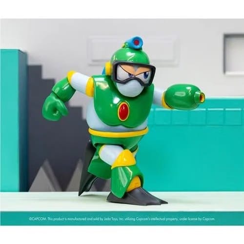 Jada Toys Mega Man Bubble Man Deluxe 1:12 Scale Action Figure
