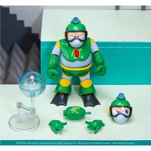 Jada Toys Mega Man Bubble Man Deluxe 1:12 Scale Action Figure