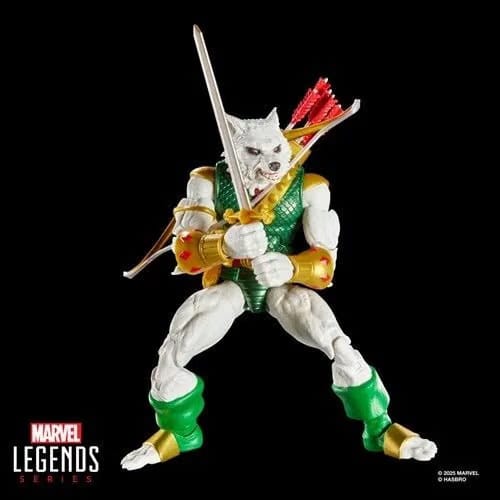 Hasbro Spider-Man Marvel Legends Magic: The Gathering Man-Wolf 6-Inch Action Figure and Card