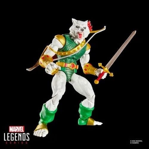 Hasbro Spider-Man Marvel Legends Magic: The Gathering Man-Wolf 6-Inch Action Figure and Card