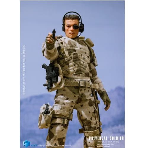 Hiya Toys Universal Soldier Luc Deveraux Exquisite Super 1:12 Scale Action Figure - Previews Exclusive