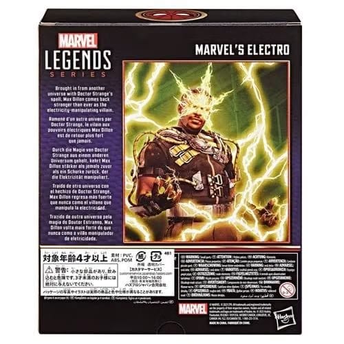 Hasbro Spider-Man: No Way Home Marvel Legends Series Electro 6-Inch Action Figure