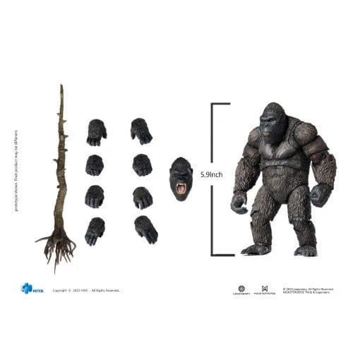 Hiya Toys Kong Skull Island - Kong PX Non-Scale Action Figure (Exquisite Basic)