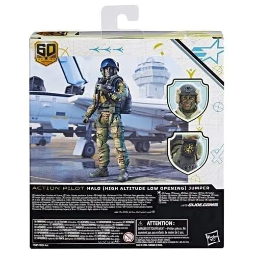 Hasbro G.I. Joe Classified Series 60th Anniversary 6-Inch Action Pilot HALO Jumper Action Figure