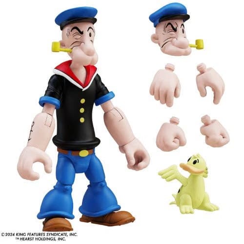 Boss Fight Studio Popeye Classics - Popeye 1st Appearance Black Shirt 1:12 Scale Action Figure