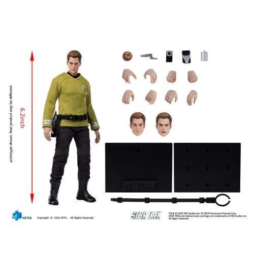 Hiya Toys Star Trek 2009 Exquisite Super Kirk 1/12 PX Action Figure