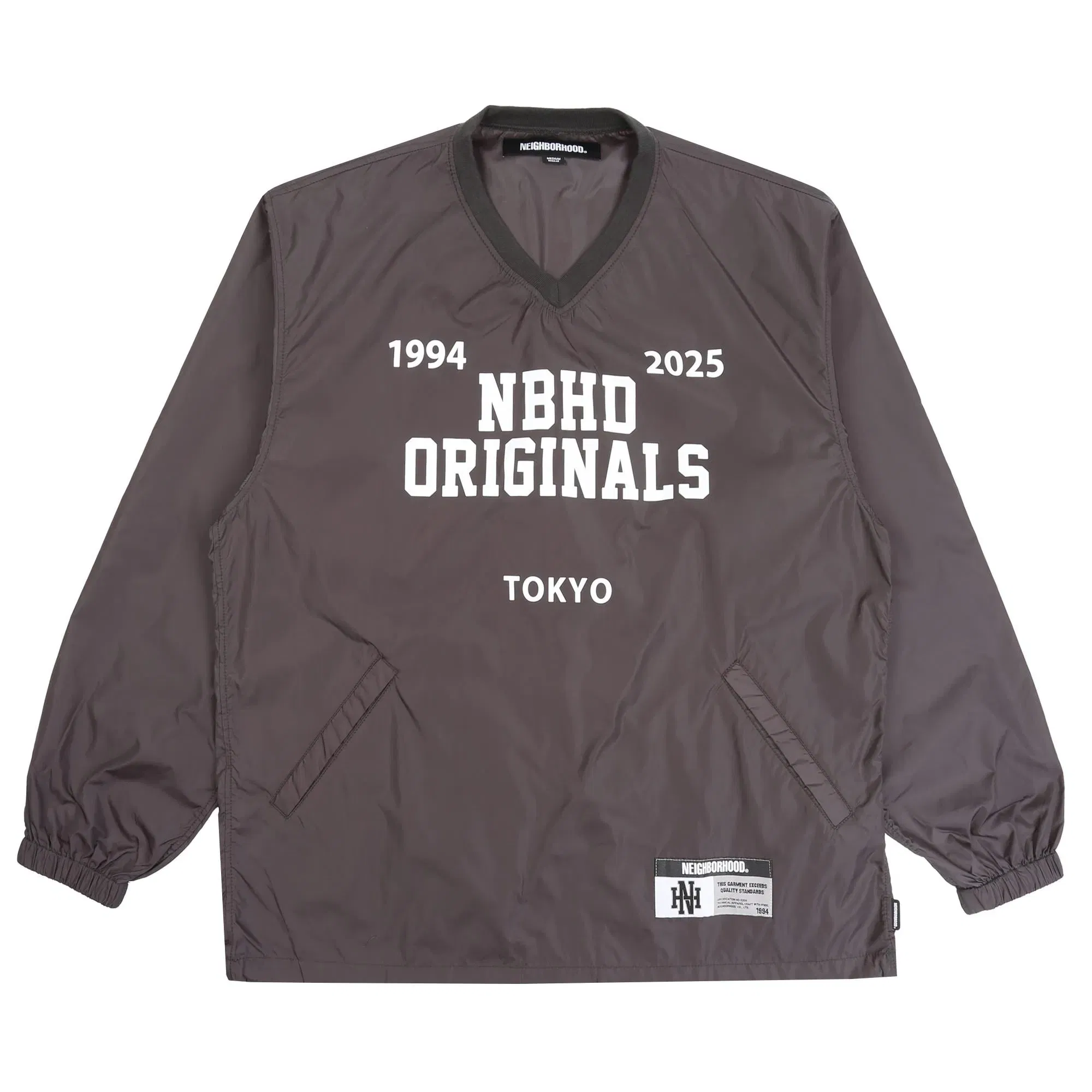 Neighborhood LS Pullover Shirt - Charcoal
