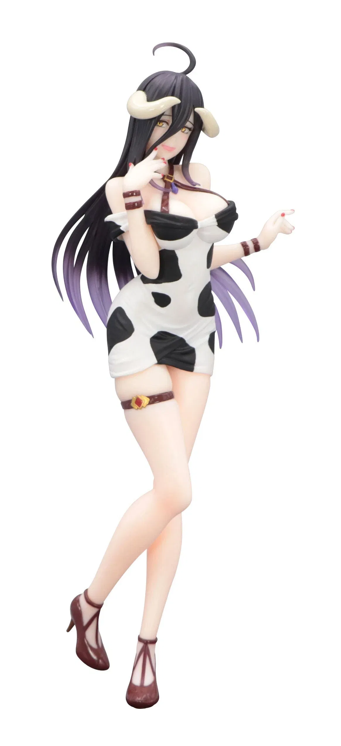Good Smile Company Overlord Trio Try It Figure Albedo Mini Dress Cow Pattern Version