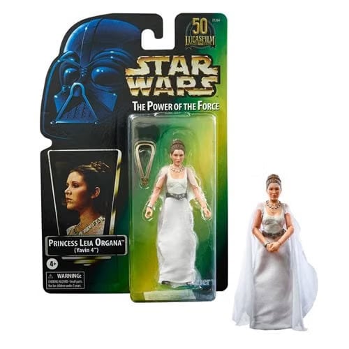 Hasbro Star Wars The Black Series The Power of the Force Princess Leia Organa (Yavin IV) 6-Inch Action Figure - Exclusive