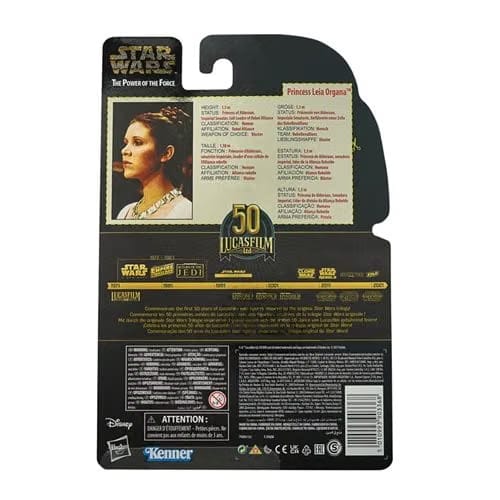 Hasbro Star Wars The Black Series The Power of the Force Princess Leia Organa (Yavin IV) 6-Inch Action Figure - Exclusive