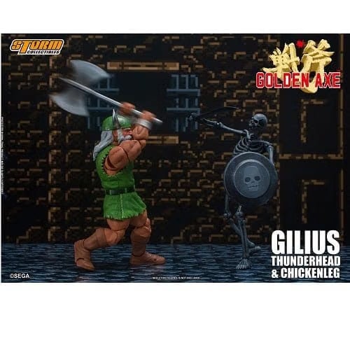 Storm Collectibles Golden Axe Gilius Thunderhead and Chicken Leg 1:12 Scale Action Figure