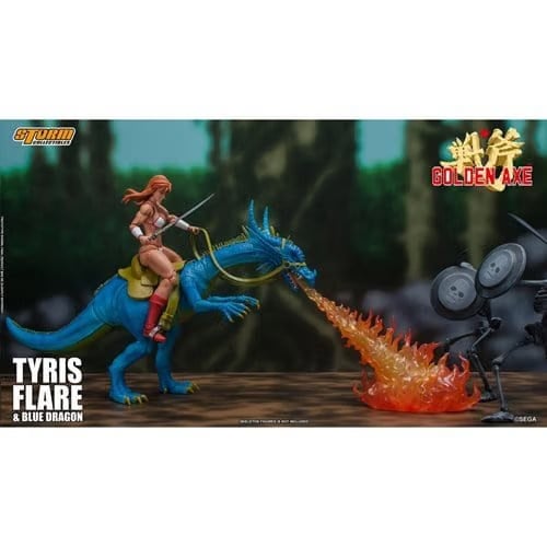Storm Collectibles Golden Axe Tyris Flare & Blue Dragon 1:12 Scale Action Figure