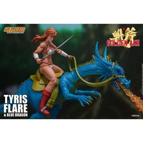Storm Collectibles Golden Axe Tyris Flare & Blue Dragon 1:12 Scale Action Figure