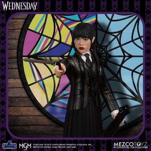 Mezco Toyz Wednesday 5 Points Wednesday & Enid Boxed Set Action Figures