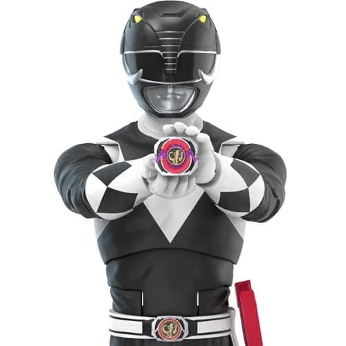 Hasbro Power Rangers Lightning Collection Remastered Mighty Morphin Black Ranger 6-Inch Action Figure - Fan Channel Exclusive
