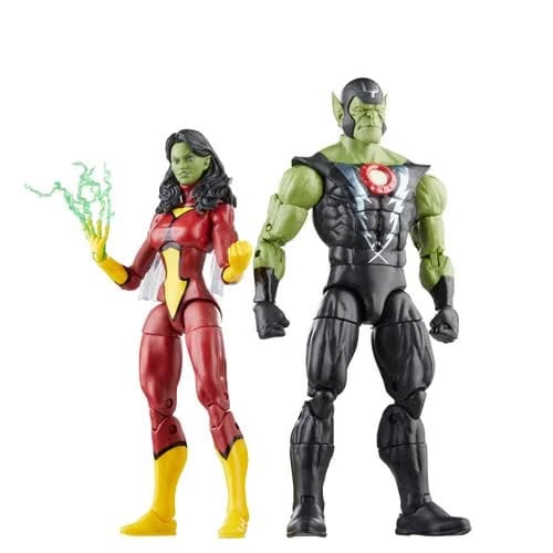 Hasbro Avengers 60th Anniversary Marvel Legends Skrull Queen and Super-Skrull 6-Inch Action Figures