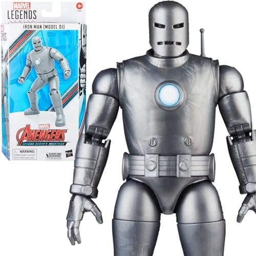 Hasbro Avengers 60th Anniversary Marvel Legends Series Iron Man (Model 01) 6-Inch Action Figure