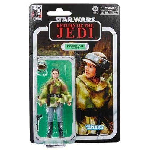 Hasbro Star Wars The Black Series Return of the Jedi 40th Anniversary 6-Inch Princess Leia (Endor) Action Figure