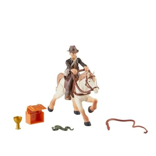 Hasbro Indiana Jones Worlds of Adventure Indiana Jones with Horse Action Figure Set