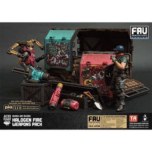 Toys Alliance Limited Acid Rain AV-AP04 Halogen Fire Weapon Set 1/18 Scale Action Figure Accessory